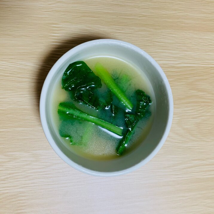 味噌汁♡小松菜